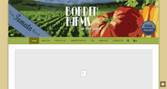 Desktop Screenshot of bordenfarms.com